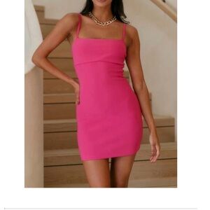 NWT Hello Molly Peachy Moments Dress Pink XS Sold Out Prom Homecoming